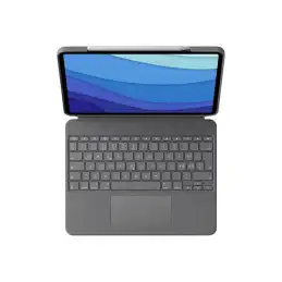 Logitech Combo Touch - Clavier et étui - avec trackpad - rétroéclairé - Apple Smart connector - QWERTY -... (920-010258)_2